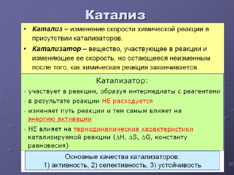 Катализ